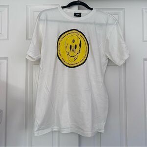 NEW STUSSY x DEVIATION BAD BAD NOT GOOD WHITE TEE Medium
